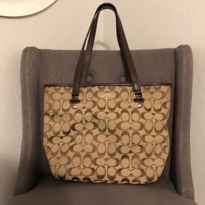 Well loved coach bag.